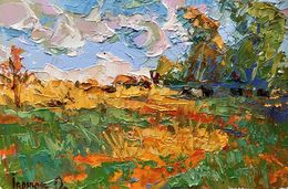 Painting, Solar stubble, Ivanyuk Oleksiy