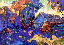 Gemälde, In the evening, Ivanyuk Oleksiy
