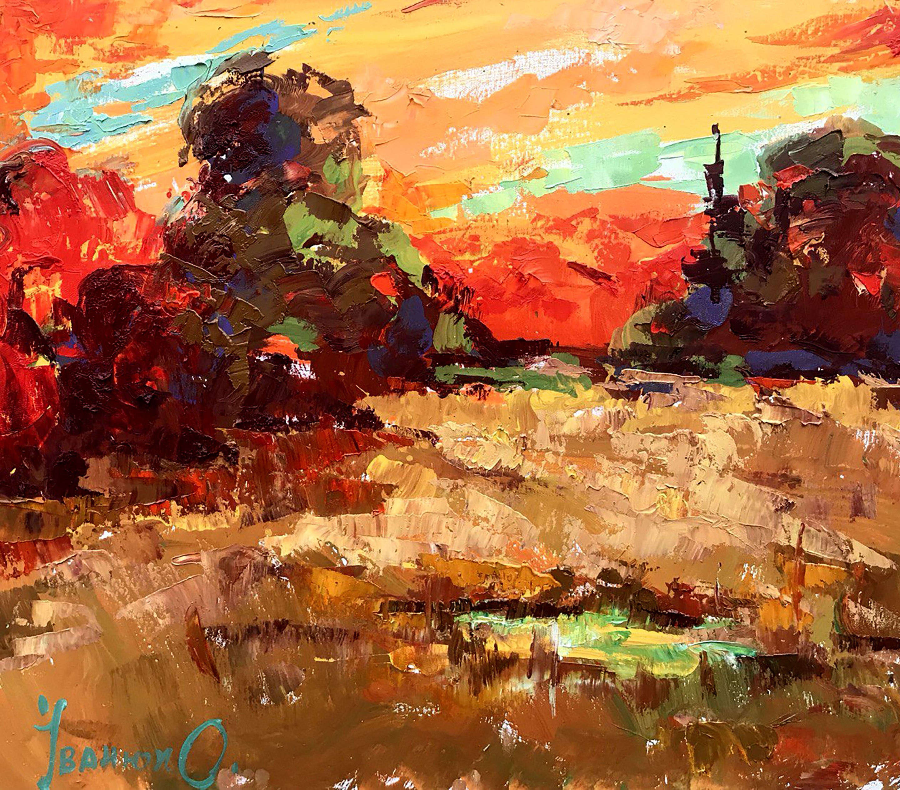 Ivanyuk Oleksiy, Crimson sky Ivanyuk Oleksiy, Crimson sky
