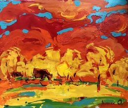 Painting, The edge of the road, Ivanyuk Oleksiy