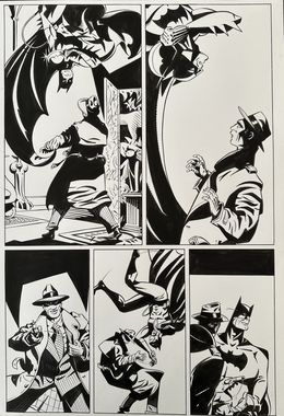 Dessin, Planche Originale Batman Black & White page 38, Daniel Torres