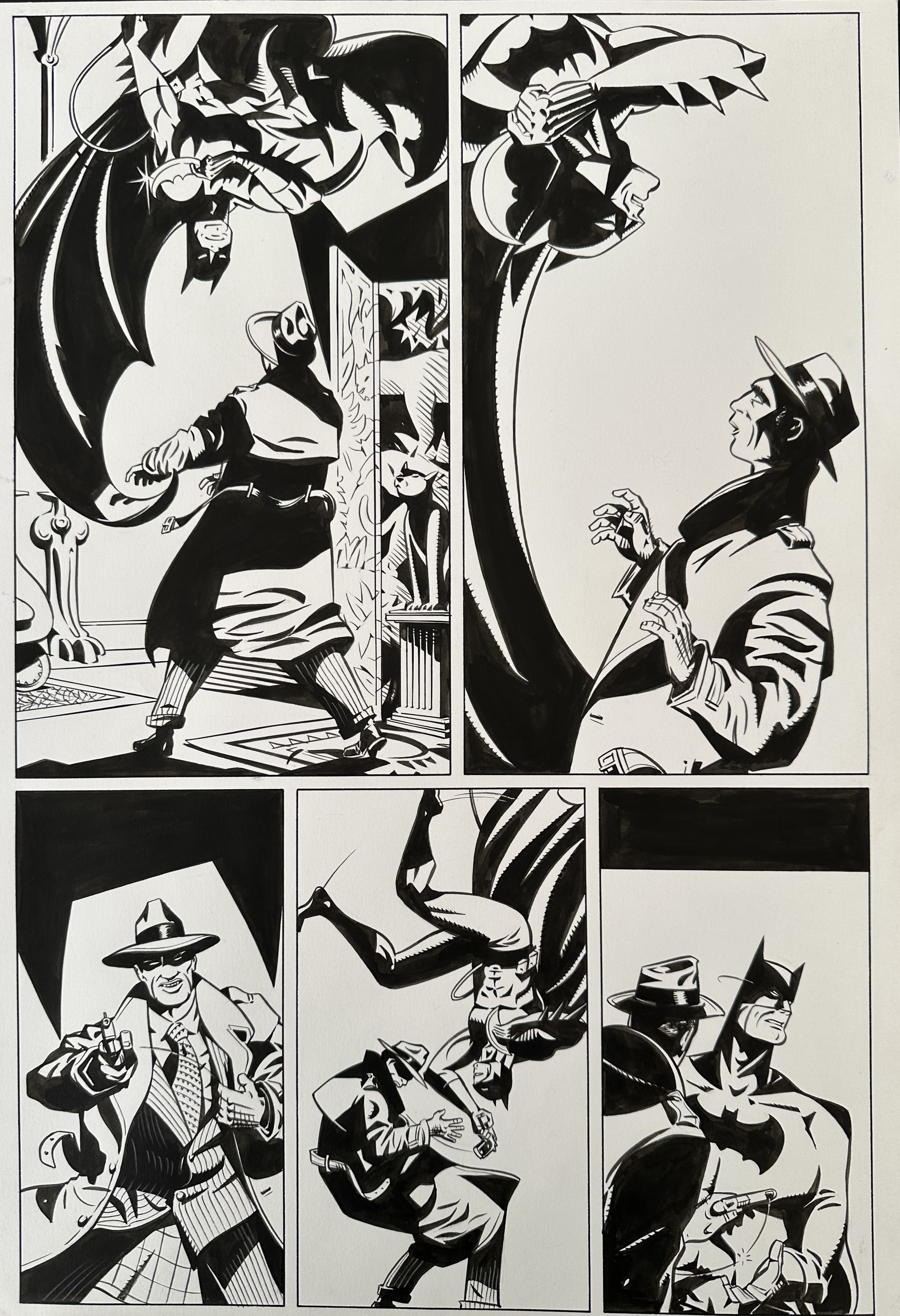 Daniel Torres, Planche Originale Batman Black & White page 38 Daniel Torres, Planche Originale Batman Black & White page 38