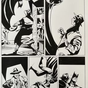 Fine Art Drawings, Planche Originale Batman Black & White page 38, Daniel Torres