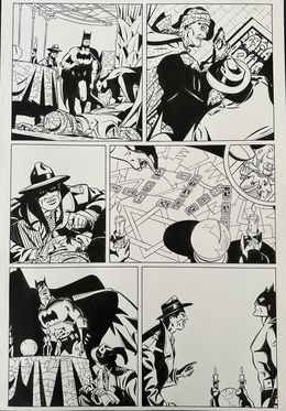 Dessin, Planche Originale Batman Black & White page 39, Daniel Torres