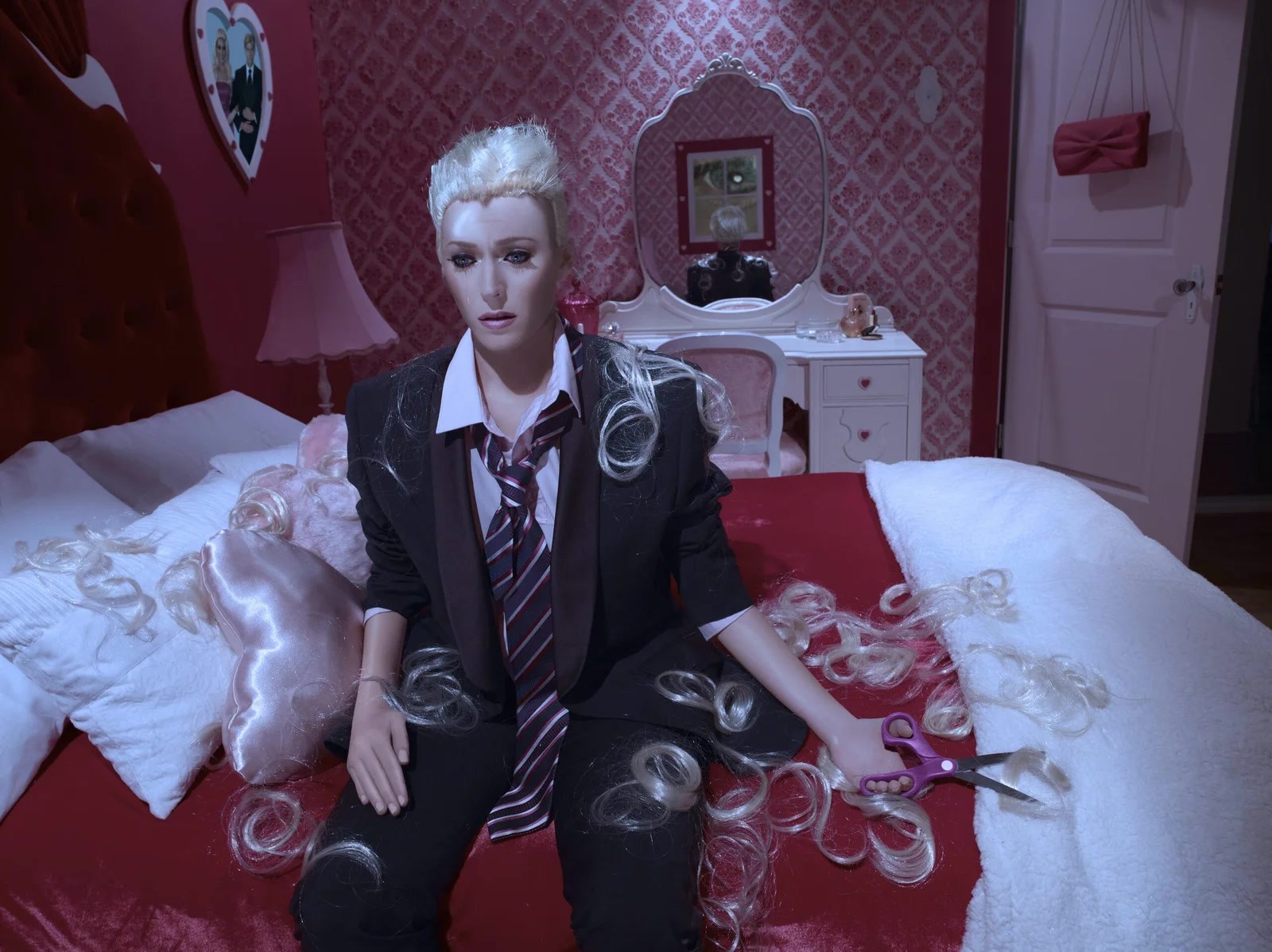 Dina Goldstein, Haircut - In the Dollhouse Dina Goldstein, Haircut - In the Dollhouse
