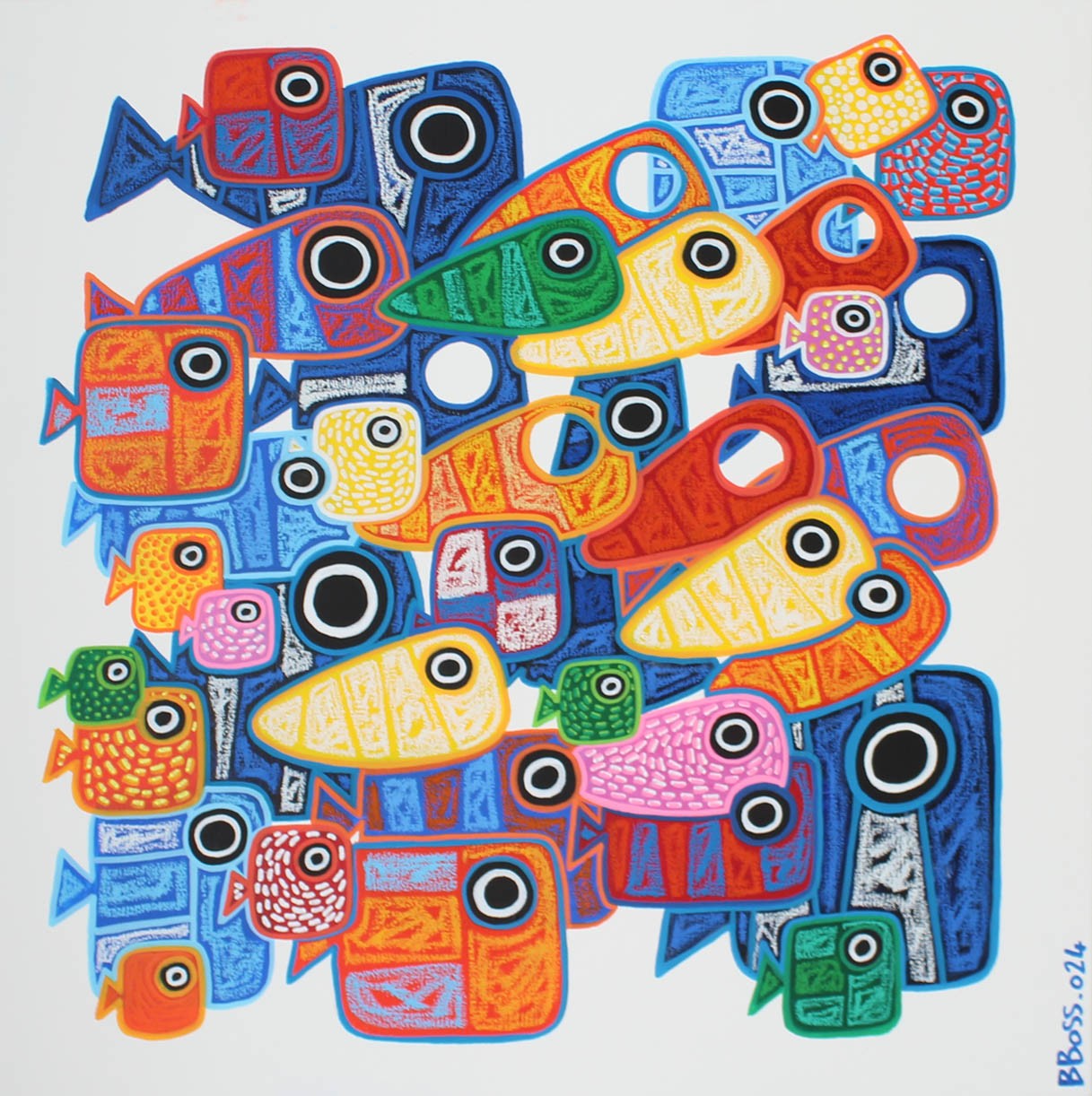 David Jehan (B.boss), Banc de poissons #17 David Jehan (B.boss), Banc de poissons #17