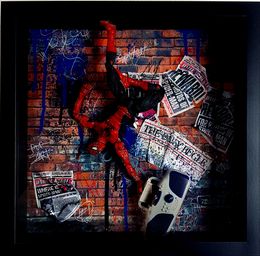 Sculpture, Urban Relax Spiderman, Priscilla Vettese