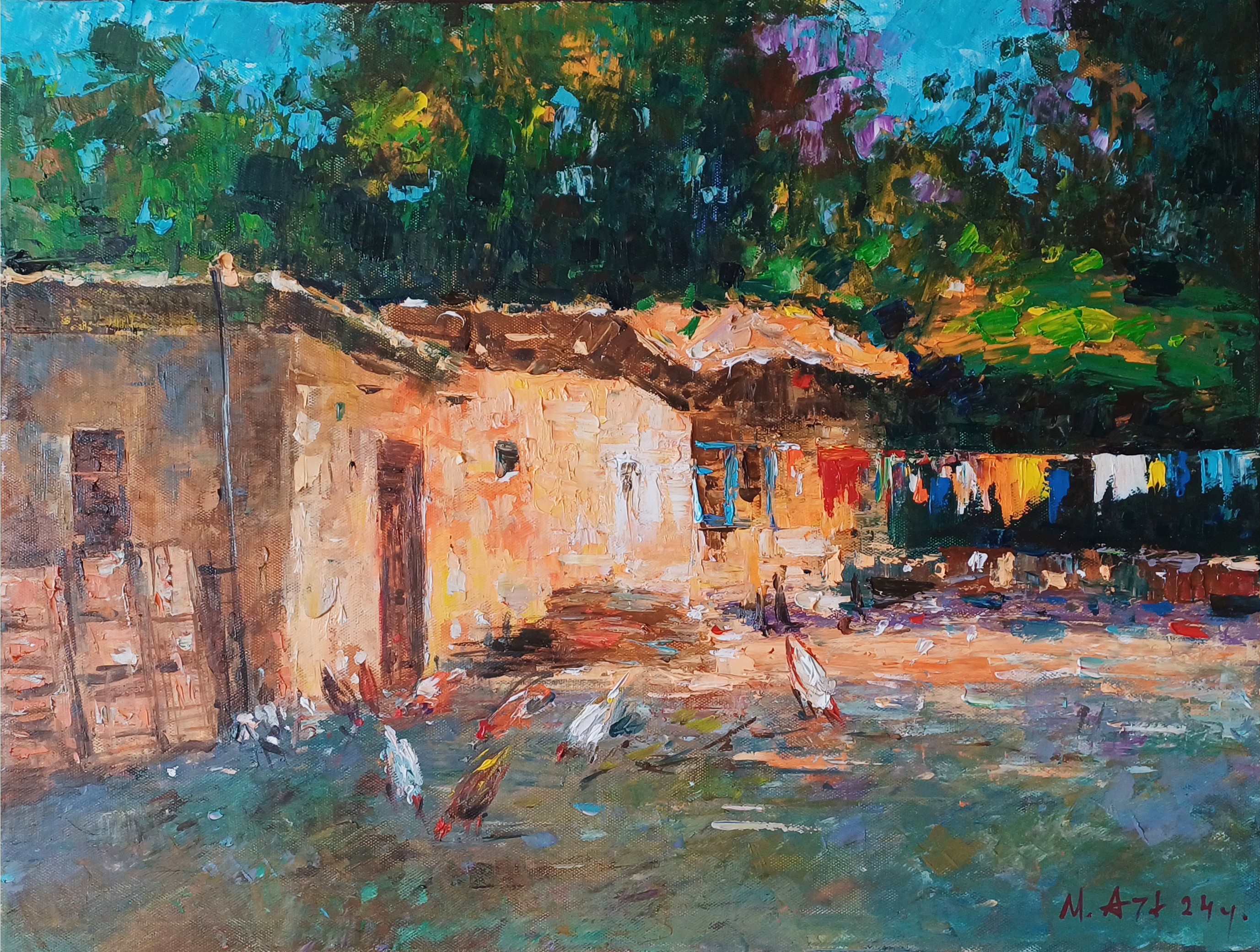 Narek Qochunc, Life in the Village Narek Qochunc, Life in the Village