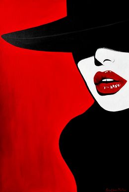 Painting, Demi mot, Kristina Mallen