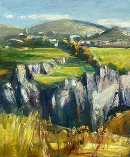 Peinture, Rocky Landscape, Mateos Sargsyan