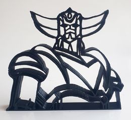 Sculpture, Goldorak noir, SpyDDy