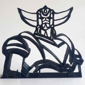 Sculpture, Goldorak noir, SpyDDy