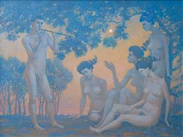 Gemälde, Romantic motive, Butkovsky Nikolai