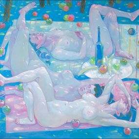 Gemälde, Paradise siesta, Butkovsky Nikolai
