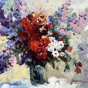Gemälde, Morning flowers, Oksana Ivanyuk