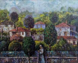 Painting, Door to memory, Valeri Tsenov