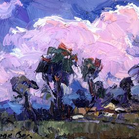 Gemälde, Edge of the village, Oksana Ivanyuk