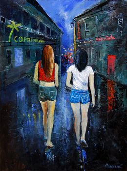 Painting, Going out tonight ?, Pol Ledent