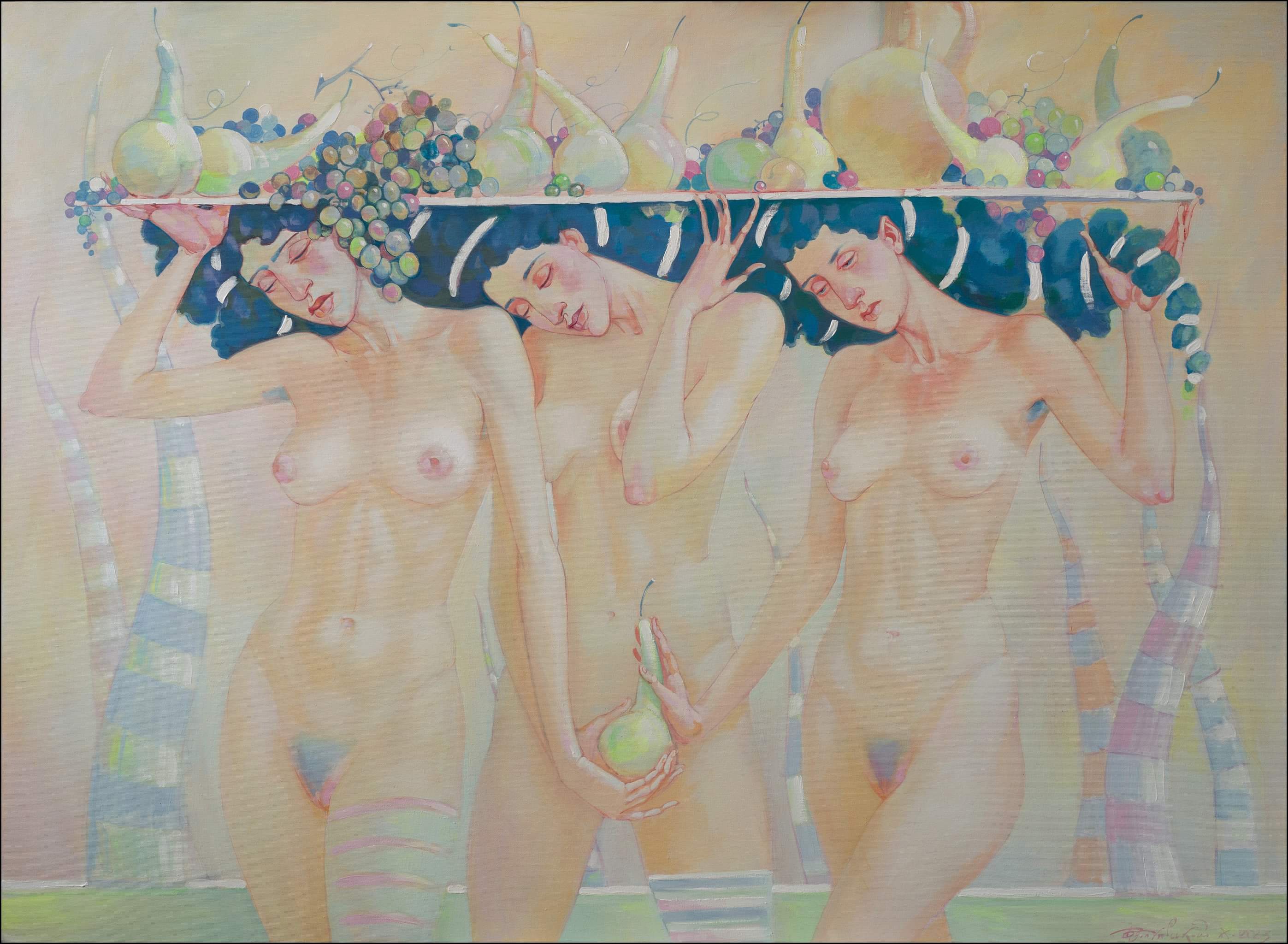 Butkovsky Nikolai, Ripe pears Butkovsky Nikolai, Ripe pears