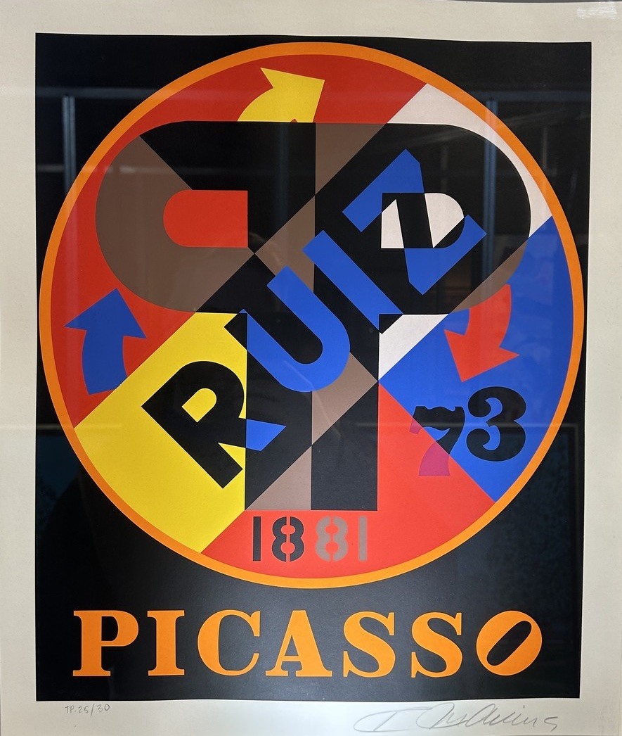 Robert Indiana, Picasso From The American Dream Portfolio Robert Indiana, Picasso From The American Dream Portfolio