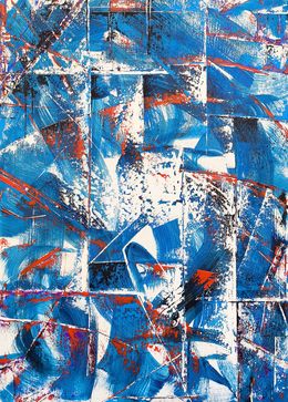 Peinture, Momentum in Blue, Ruben Ghulyan