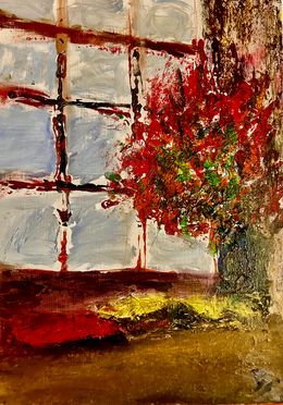 Painting, Vase à la fenêtre, Julien Danaux