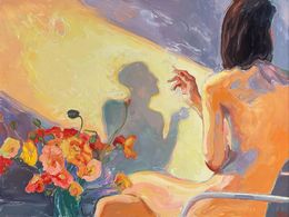 Painting, Thnx for flowers, Ilia Filatov