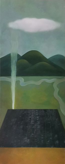 Painting, Cooking Smoke and Clouds, Lexi Caiqin