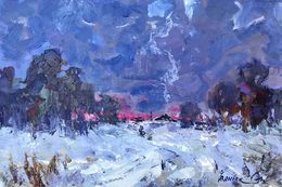 Gemälde, Snowy distance, Ivanyuk Oleksiy