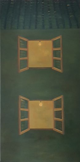 Painting, Downstairs and Upstairs, Lexi Caiqin