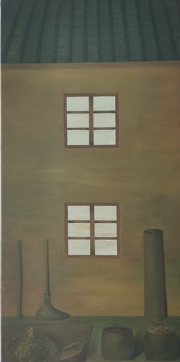 Painting, Drying Rice II, Lexi Caiqin