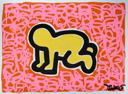 Painting, yellow child (a tribute to K. H.), Dr. Love