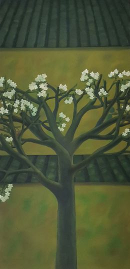 Painting, Pear Trees in Spring, Lexi Caiqin