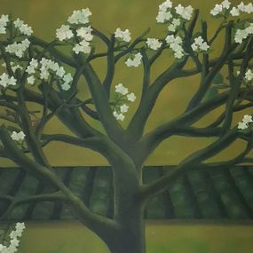 Gemälde, Pear Trees in Spring, Lexi Caiqin