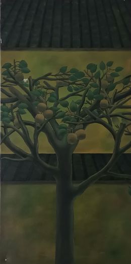 Painting, Pear Trees in Summer, Lexi Caiqin