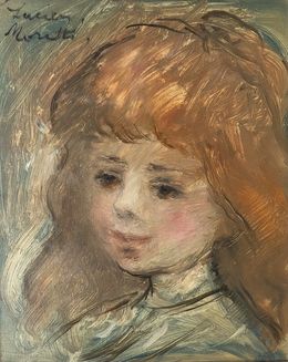 Gemälde, Fillette, Lucien-Philippe Moretti