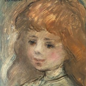 Gemälde, Fillette, Lucien-Philippe Moretti