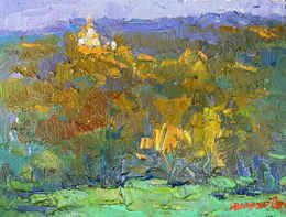 Painting, Evening bell, Oksana Ivanyuk