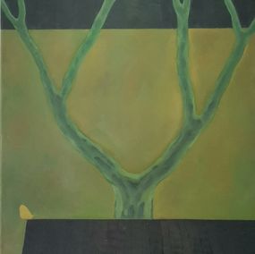 Gemälde, The Sycamore Tree Behind the House, Lexi Caiqin
