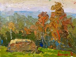 Painting, Autumn mists, Oksana Ivanyuk