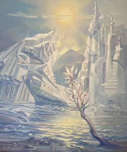 Peinture, Rebirth Amidst Ruins, Samvel Atasunts