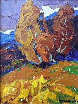 Painting, Autumn is crimson, Ivanyuk Oleksiy