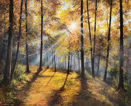 Painting, Embrace of Golden Autumn, Sergey Miqayelyan