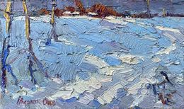Gemälde, Winter, Oksana Ivanyuk
