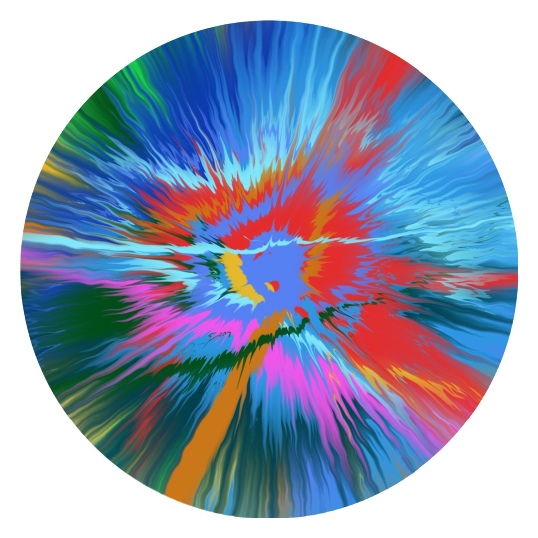 Damien Hirst, Beautiful, Unweakened, Active And Brave Star System Painting Damien Hirst, Beautiful, Unweakened, Active And Brave Star System Painting