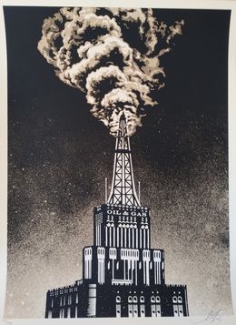 Print, Oil & Gas Building, Shepard Fairey (Obey)