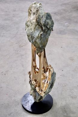 Sculpture, La montagne et la rivière, Romain Langlois