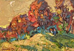 Painting, On the hill, Ivanyuk Oleksiy