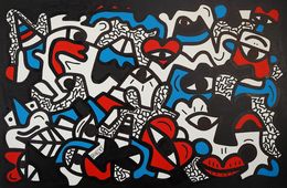 Peinture, Blue and White, Binsky