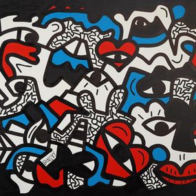 Painting, Blue and White, Binsky